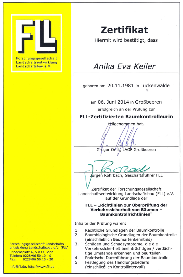 FLL-zertifikat-anika-keiler-berlin-brandenburg-baumkontrolleur